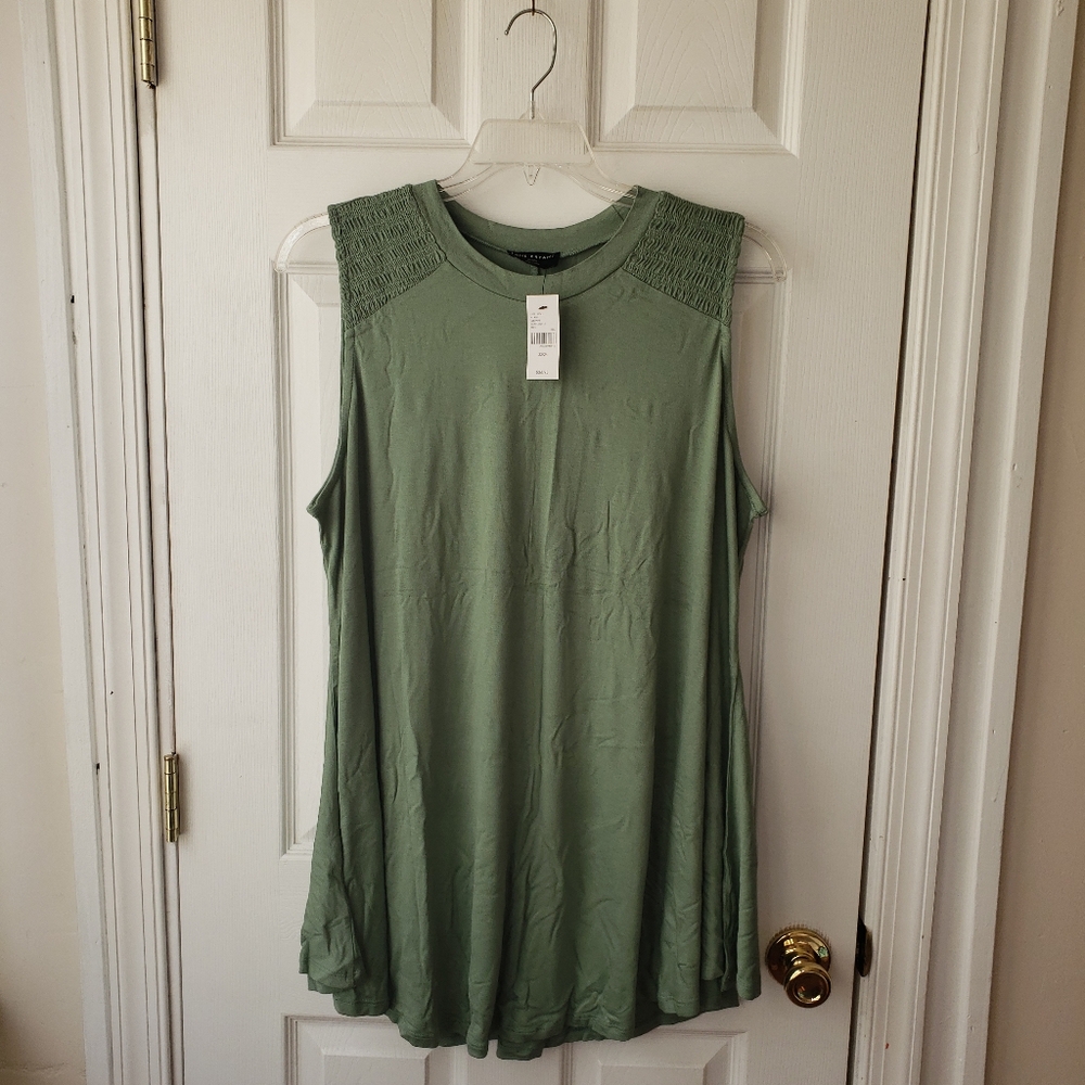 Lane Bryant Sage Green Tank Top